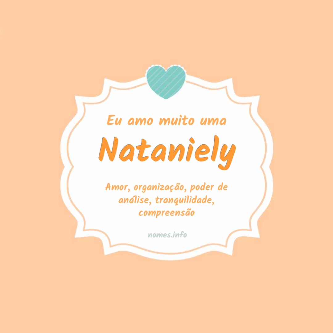Eu amo muito Nataniely