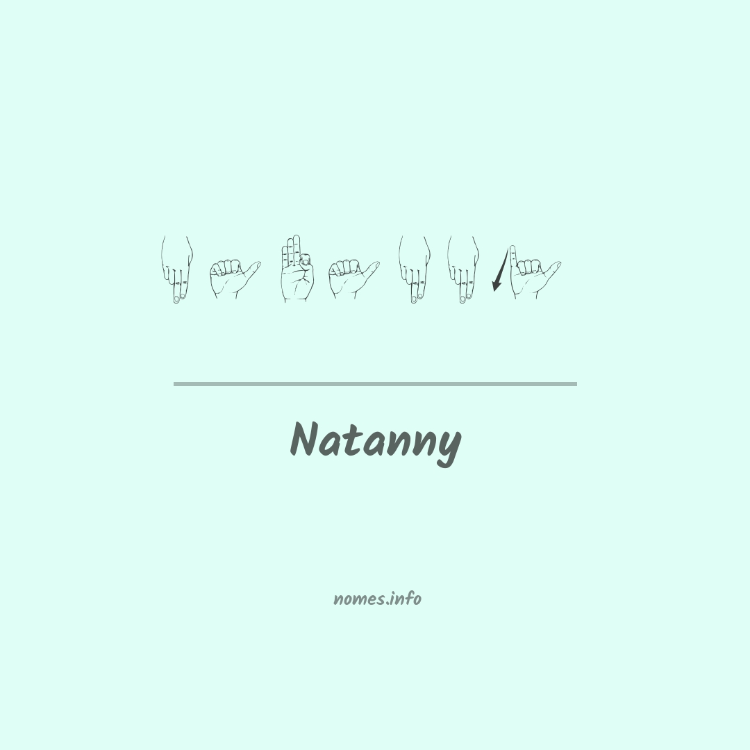 Natanny em Libras