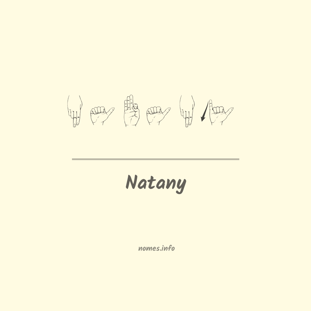 Natany em Libras