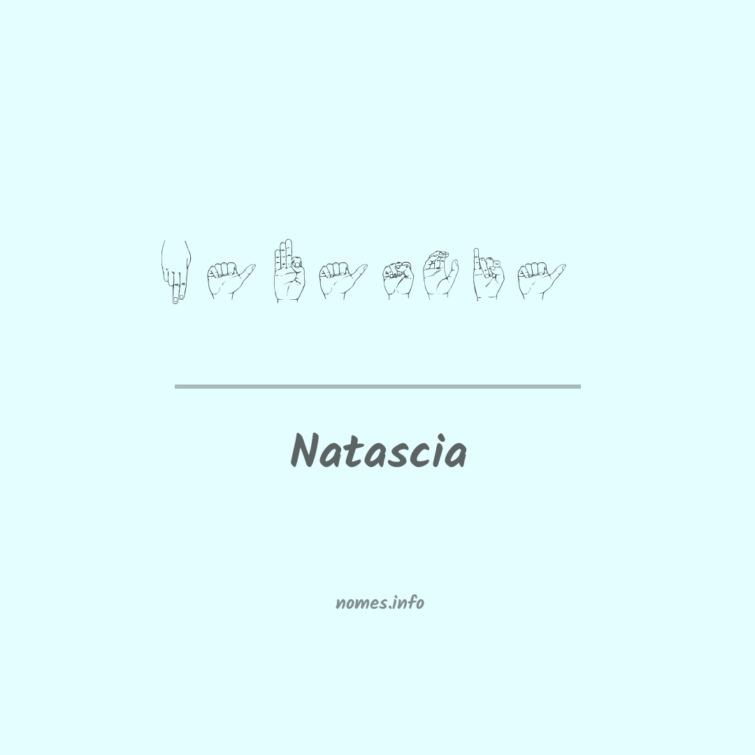 Natascia em Libras