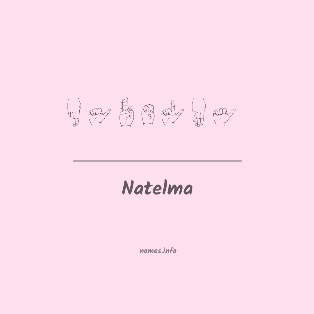Natelma em Libras