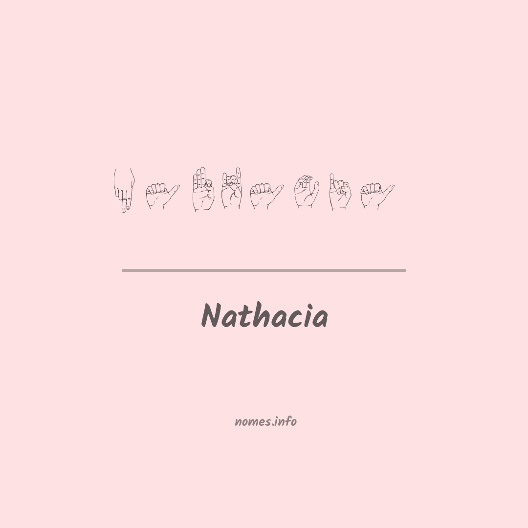 Nathacia em Libras