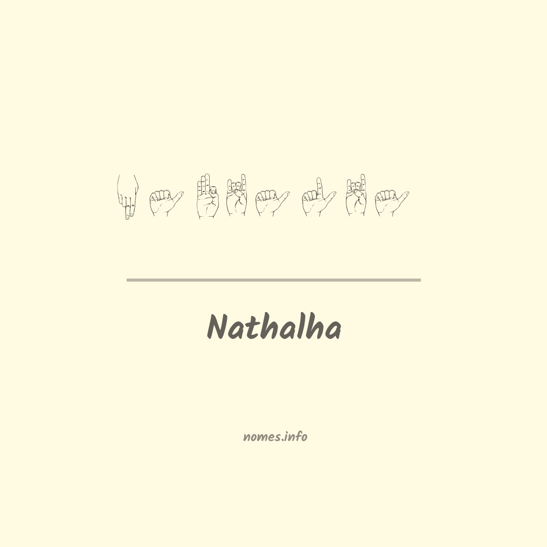 Nathalha em Libras Nathalha em Libras