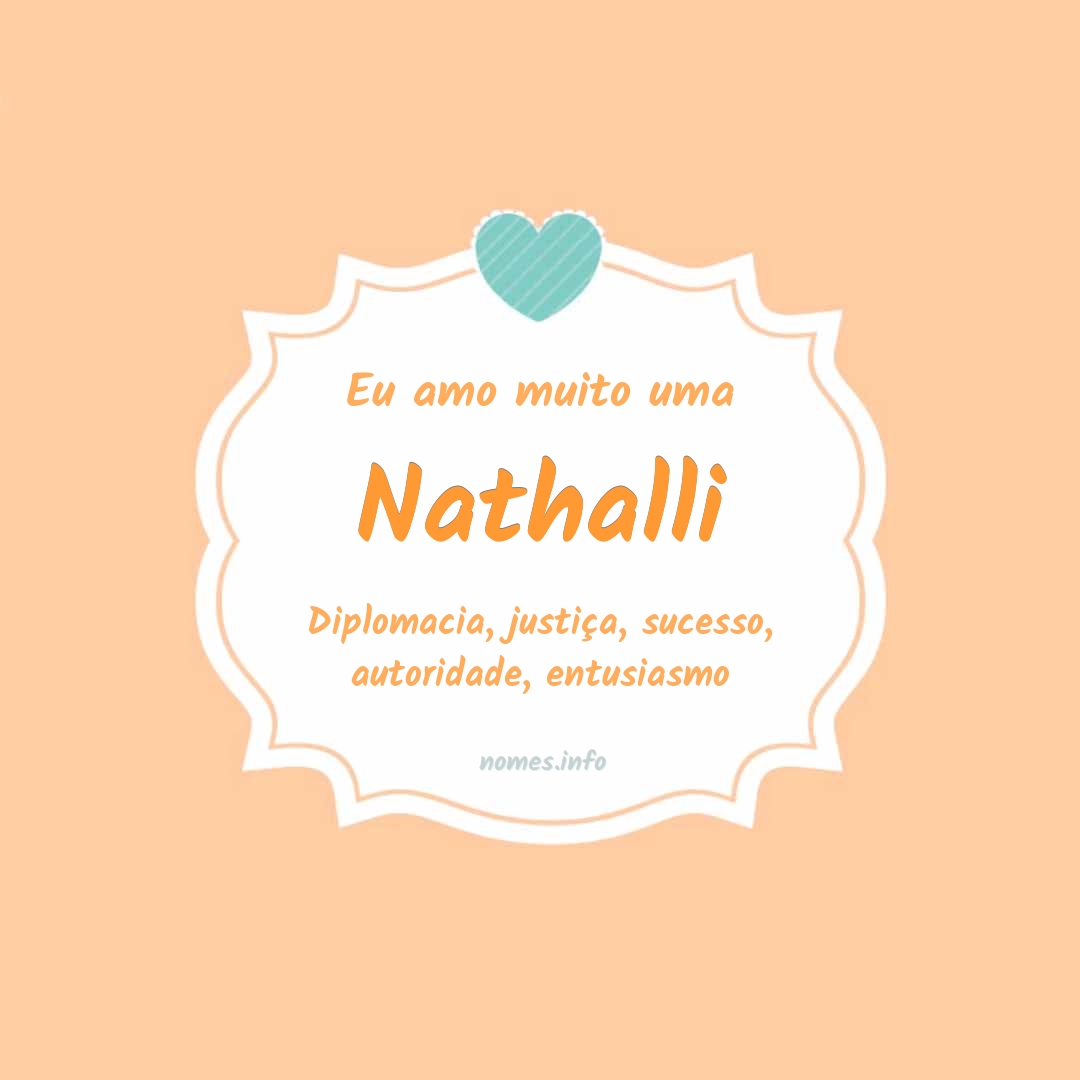 Eu amo muito Nathalli Eu amo muito Nathalli