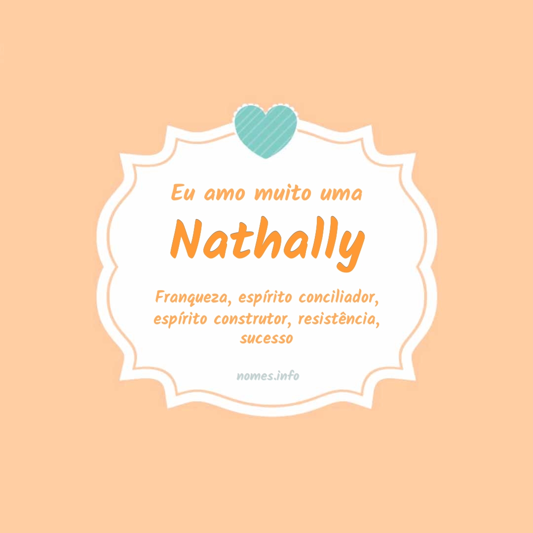 Eu amo muito Nathally