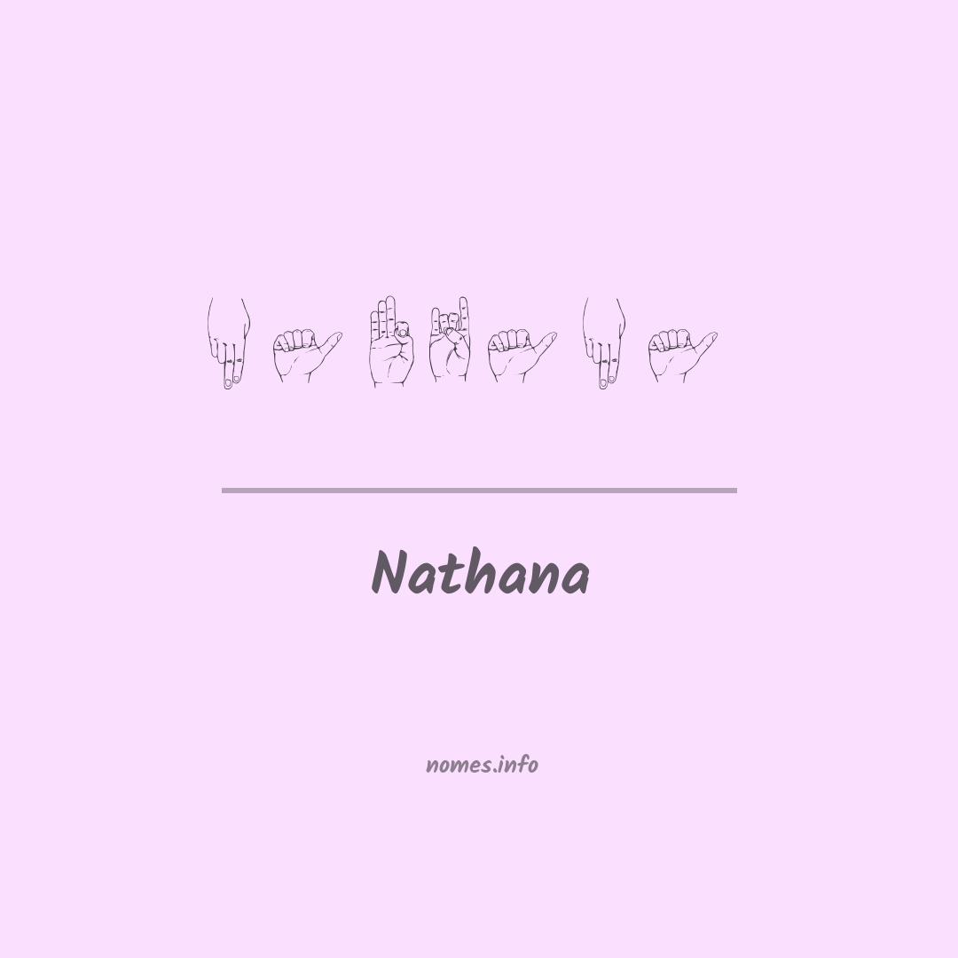 Nathana em Libras