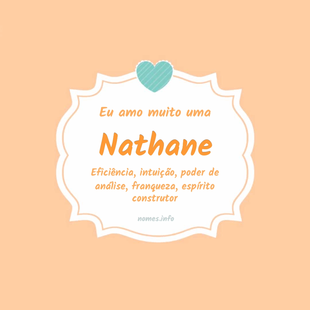 Eu amo muito Nathane