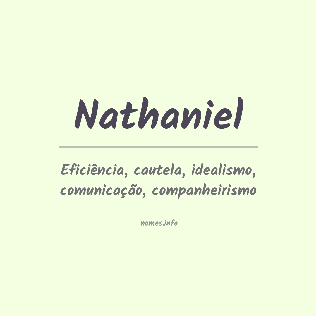 Significado do nome Nathaniel