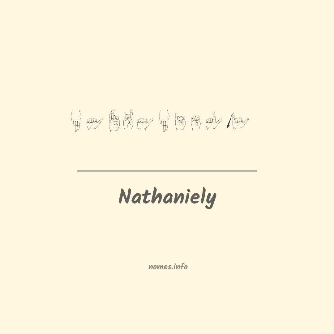 Nathaniely em Libras
