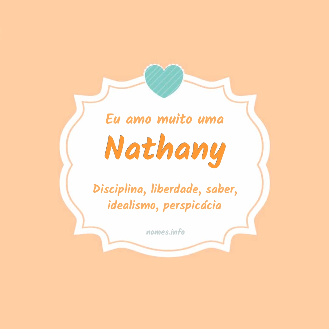 Eu amo muito Nathany
