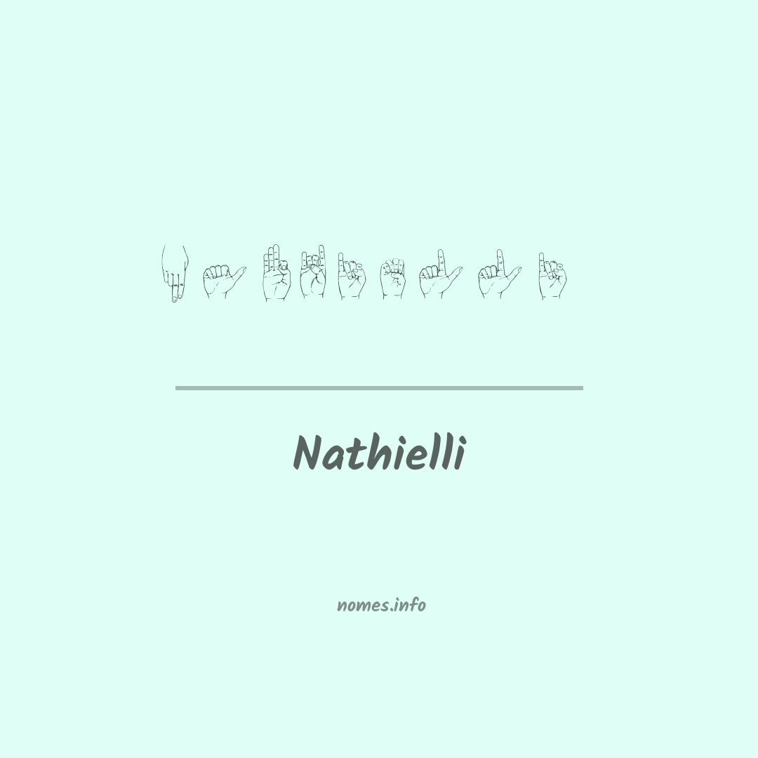 Nathielli em Libras Nathielli em Libras