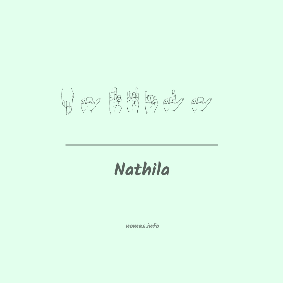Nathila em Libras Nathila em Libras