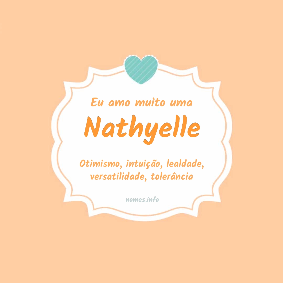 Eu amo muito Nathyelle