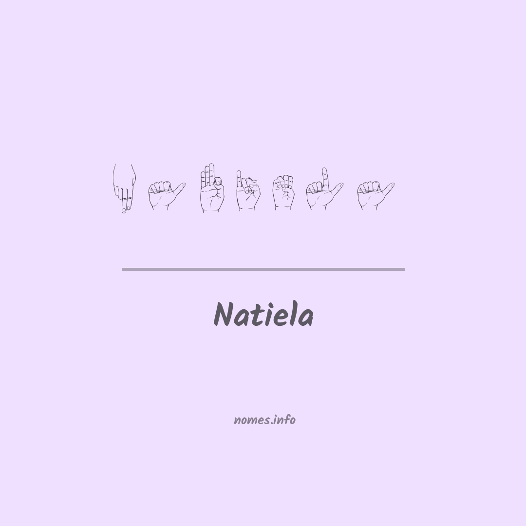 Natiela em Libras Natiela em Libras