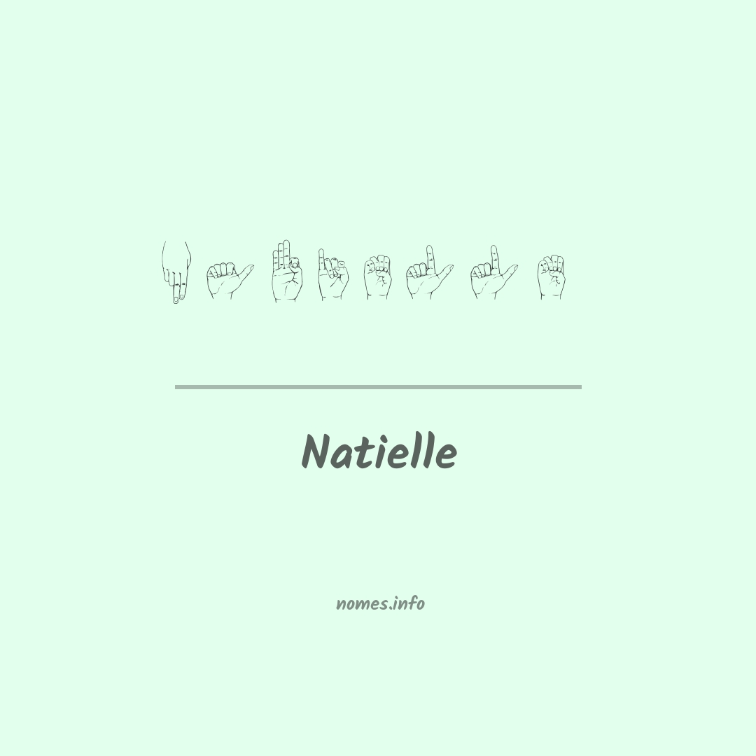 Natielle em Libras