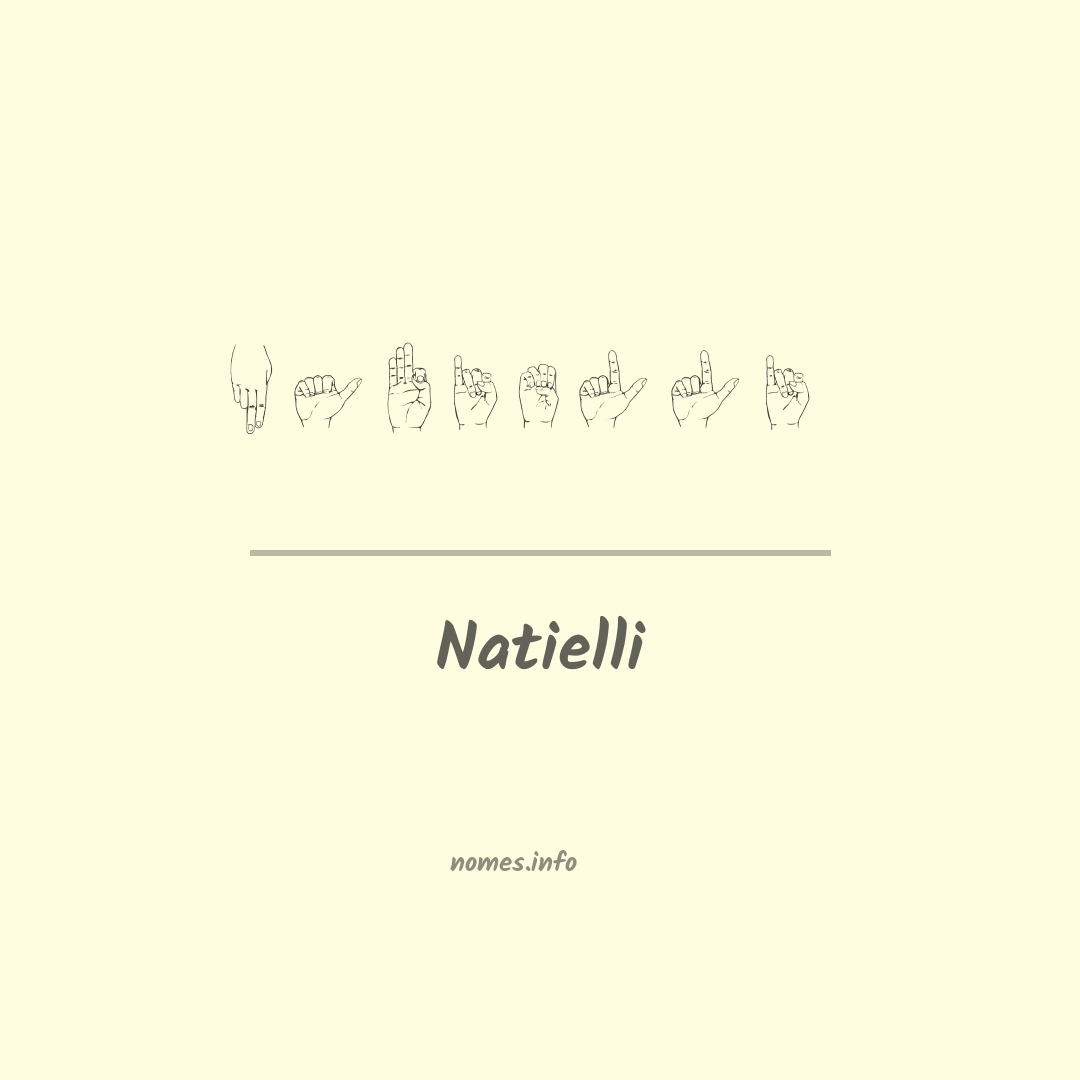 Natielli em Libras Natielli em Libras