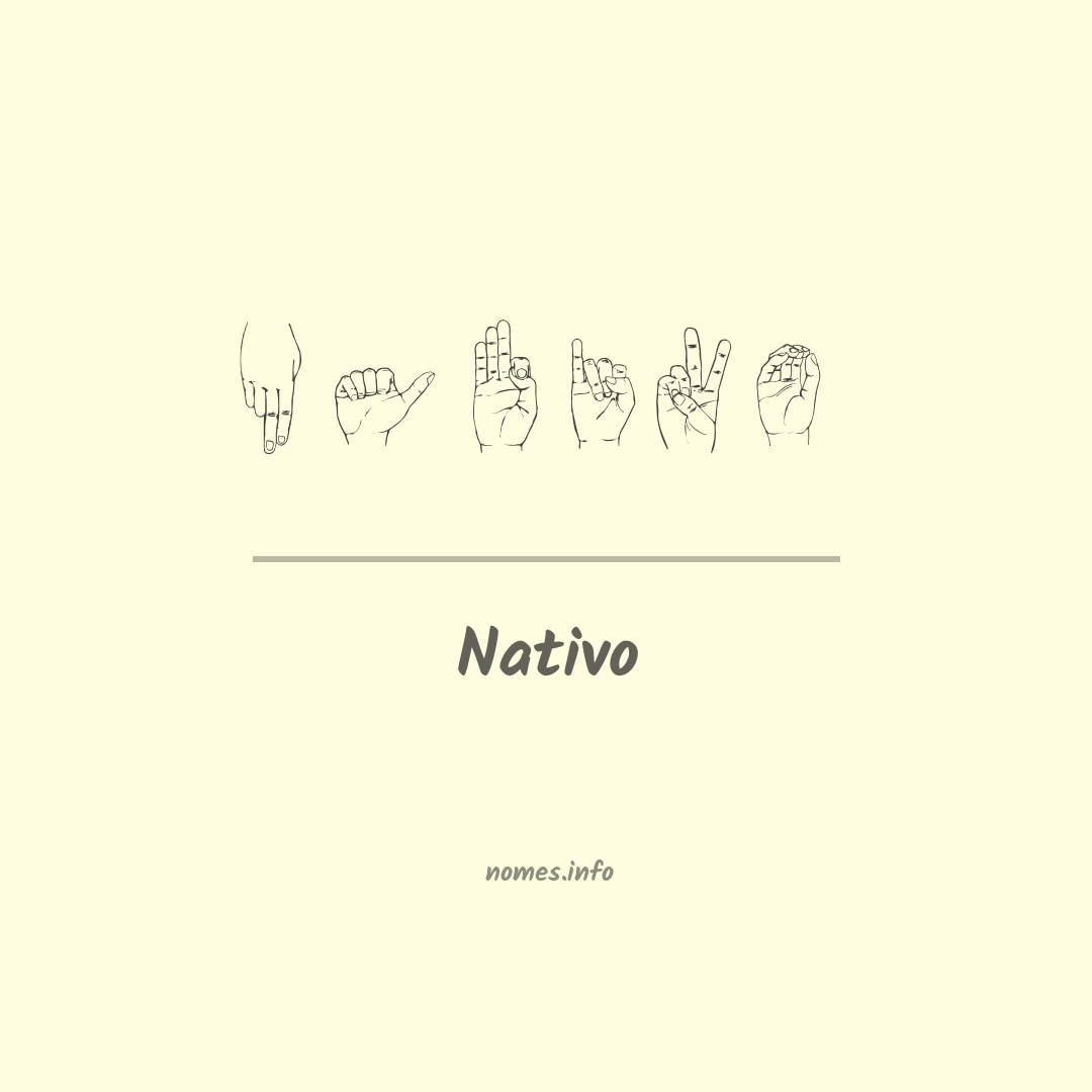 Nativo em Libras