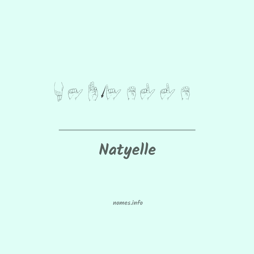 Natyelle em Libras