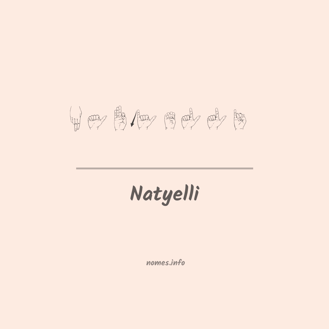 Natyelli em Libras Natyelli em Libras