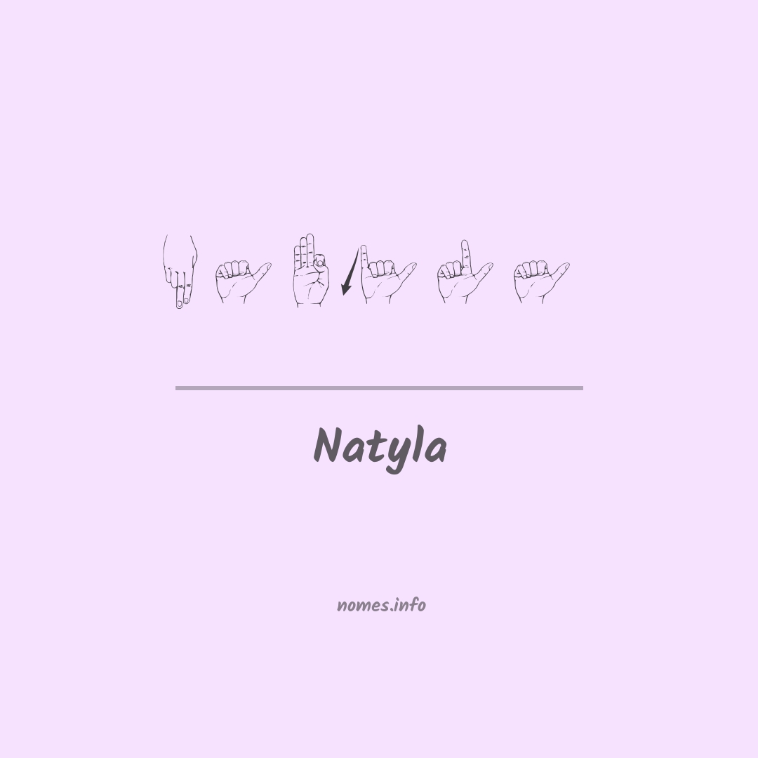 Natyla em Libras Natyla em Libras