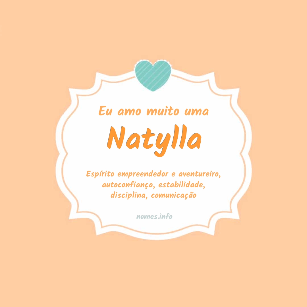 Eu amo muito Natylla