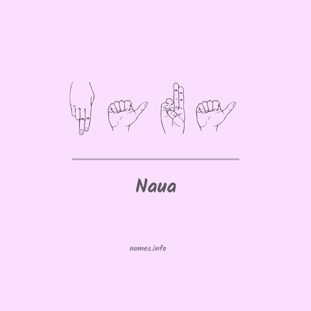 Naua em Libras