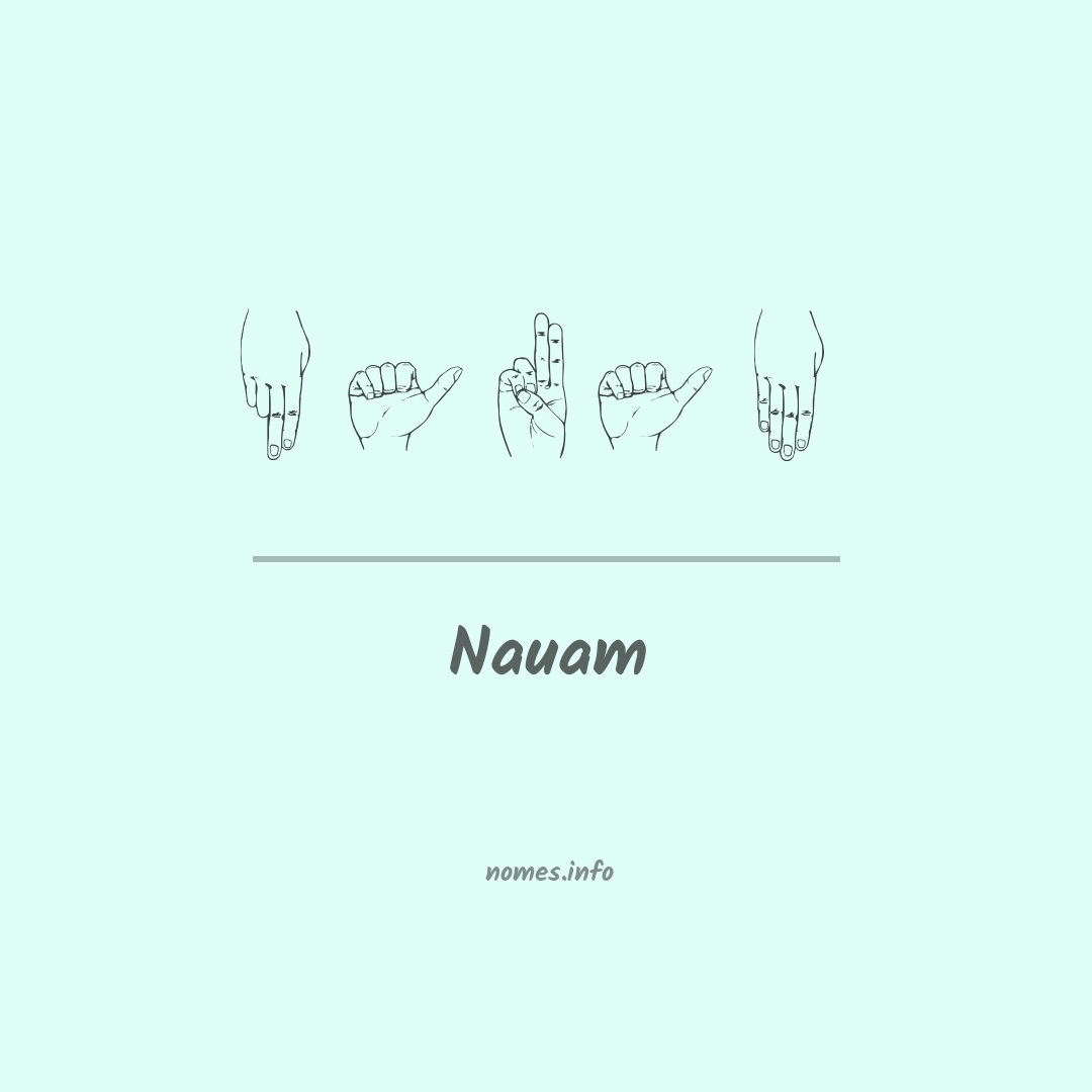 Nauam em Libras