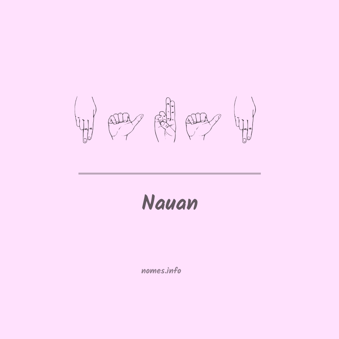 Nauan em Libras
