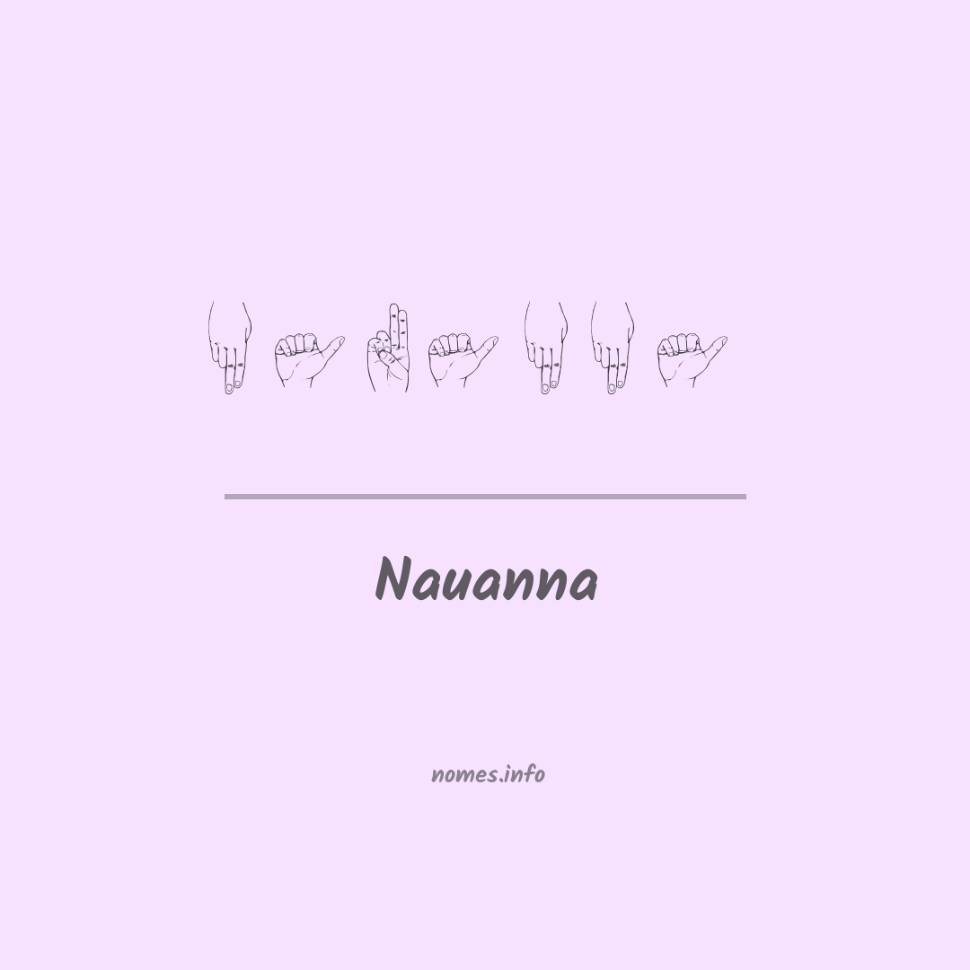 Nauanna em Libras