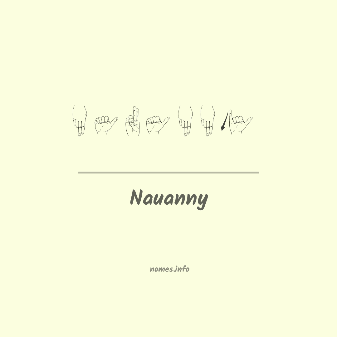 Nauanny em Libras