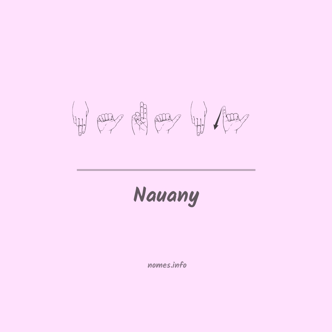 Nauany em Libras