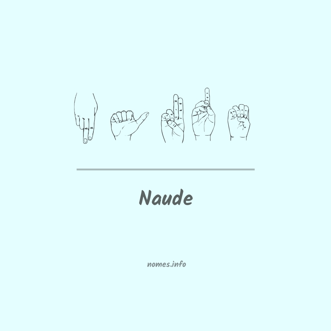 Naude em Libras