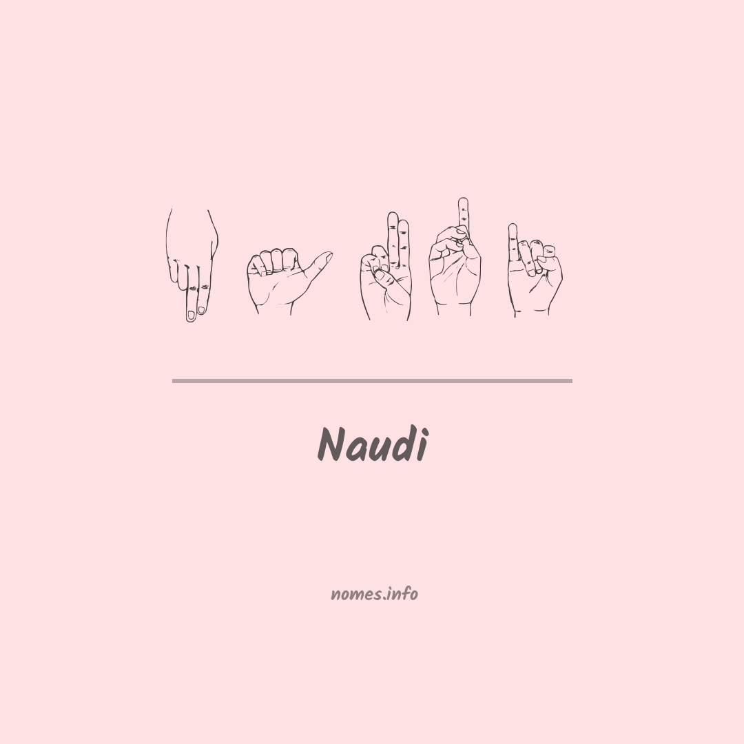 Naudi em Libras