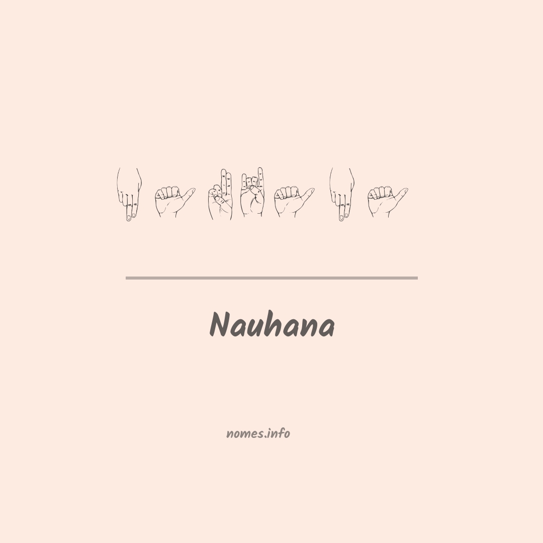 Nauhana em Libras