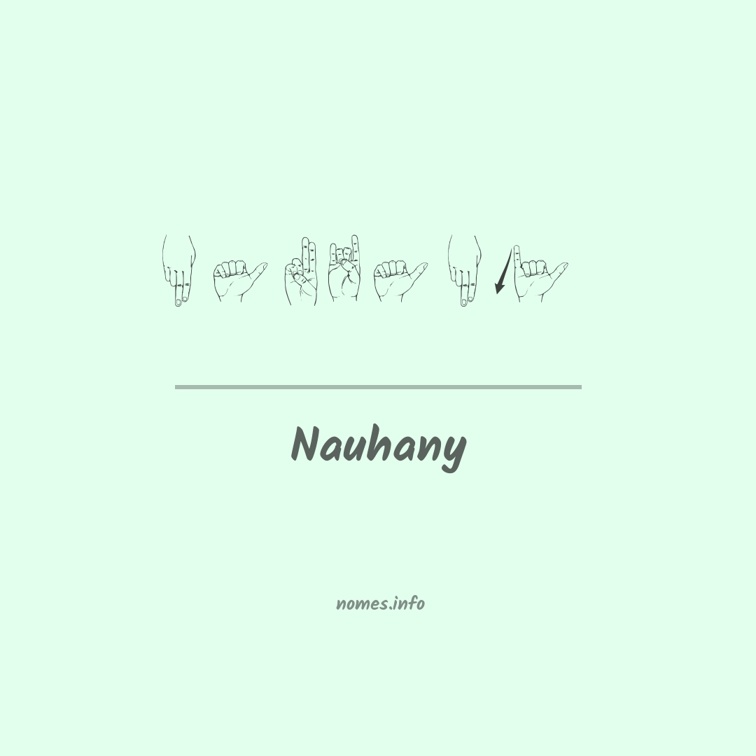 Nauhany em Libras
