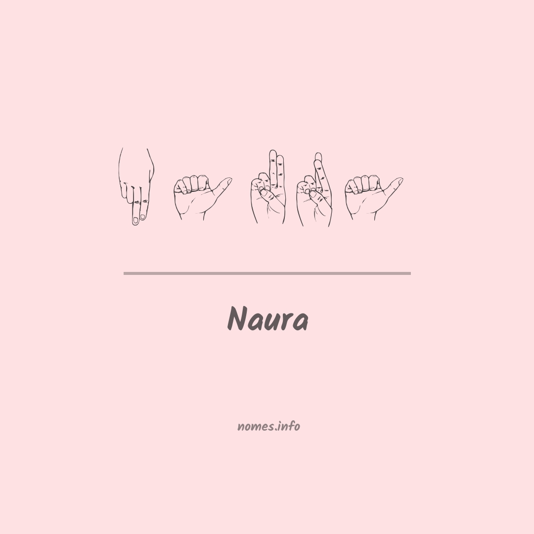 Naura em Libras