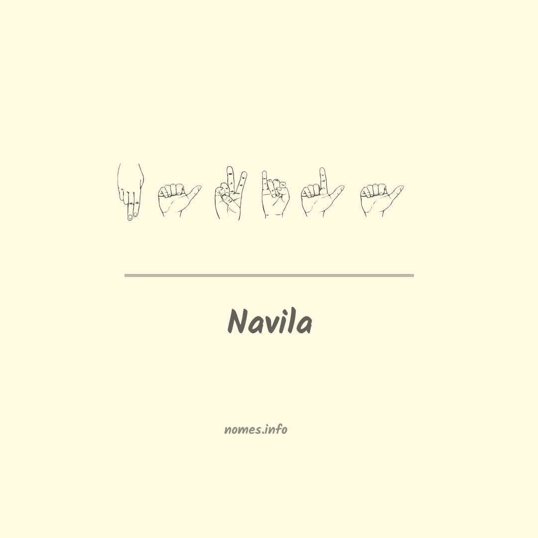 Navila em Libras