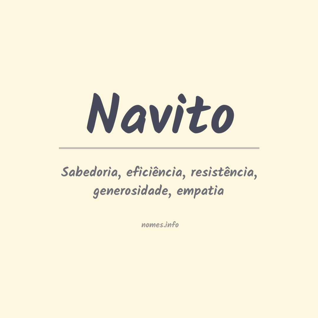 Significado do nome Navito