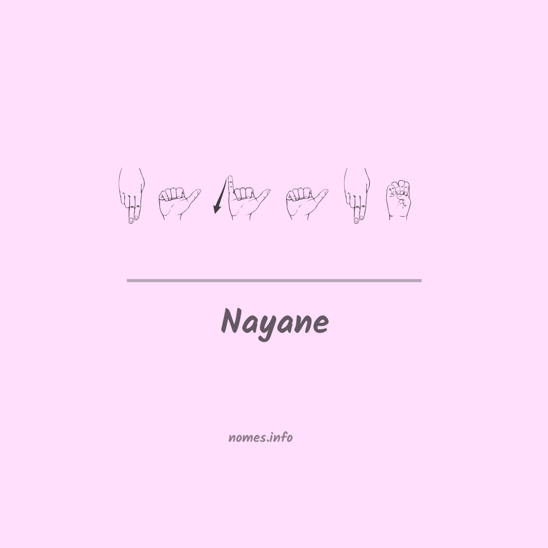Nayane em Libras