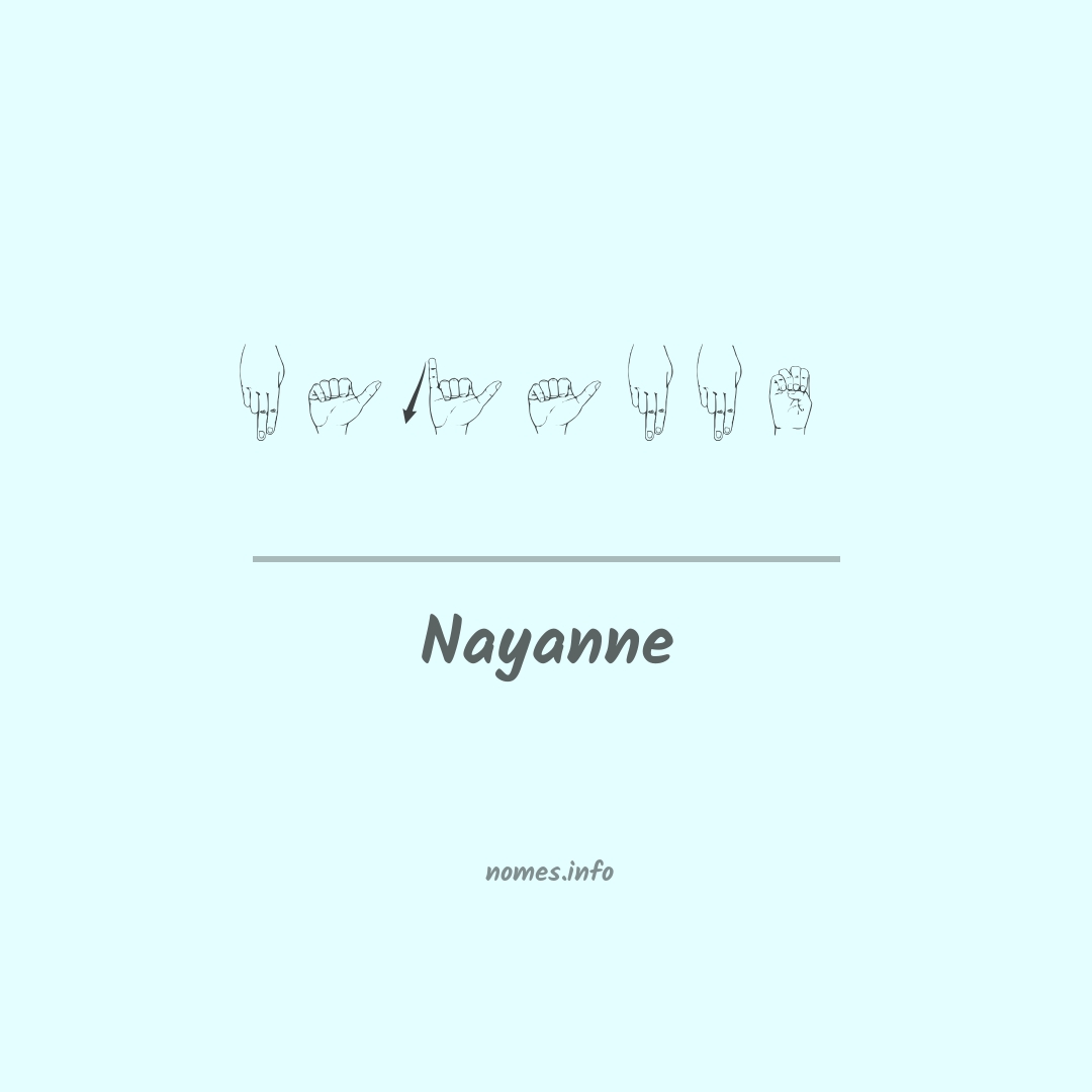 Nayanne em Libras