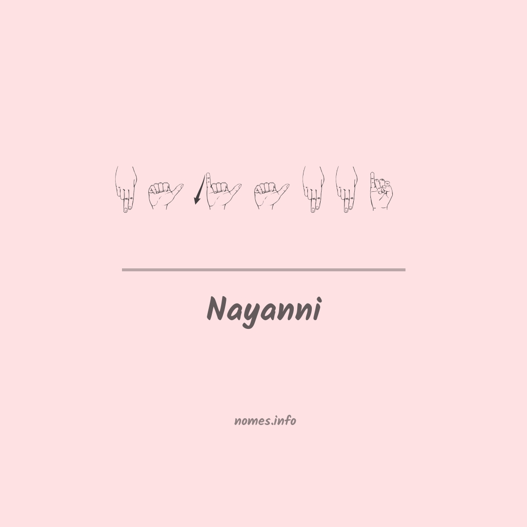 Nayanni em Libras