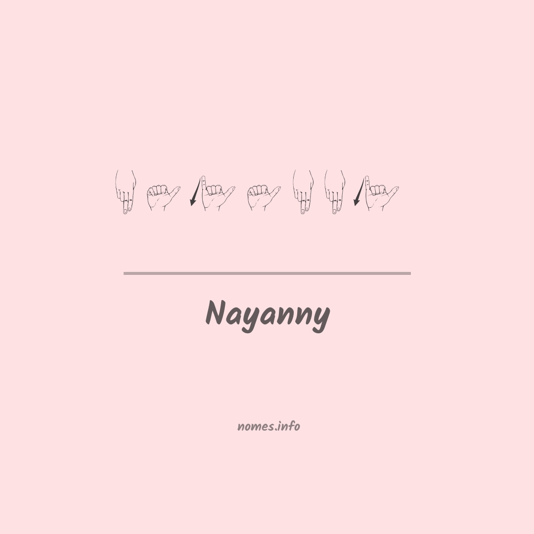 Nayanny em Libras