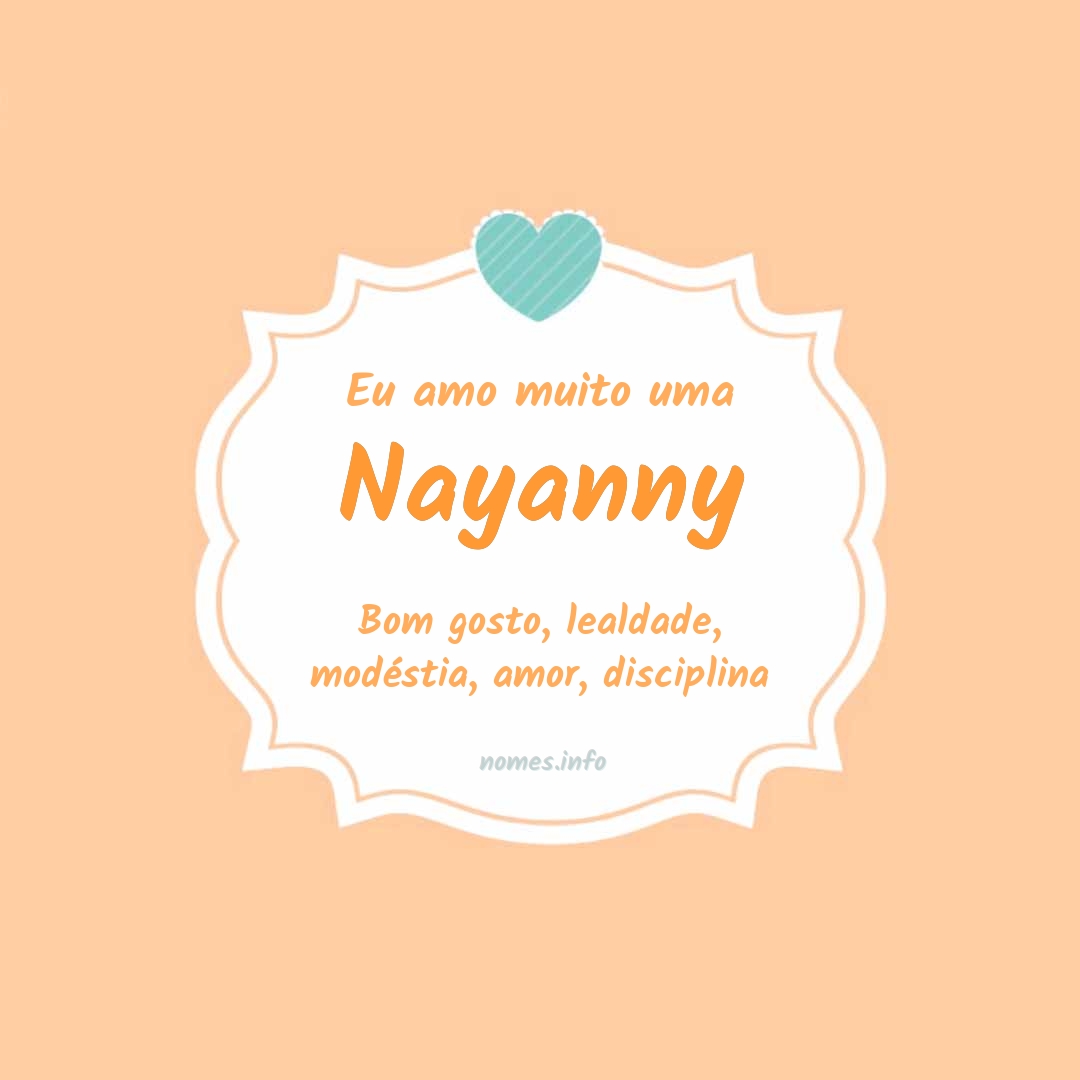 Eu amo muito Nayanny