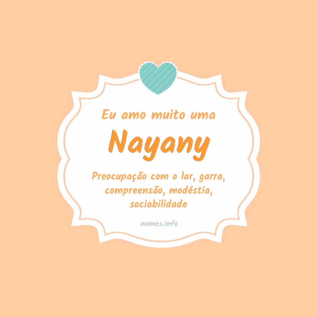 Eu amo muito Nayany