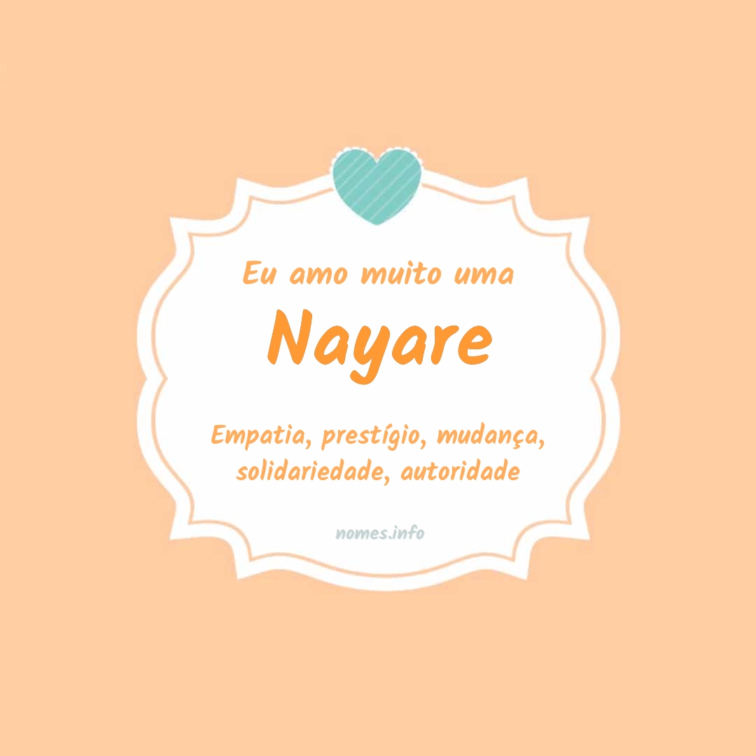 Eu amo muito Nayare
