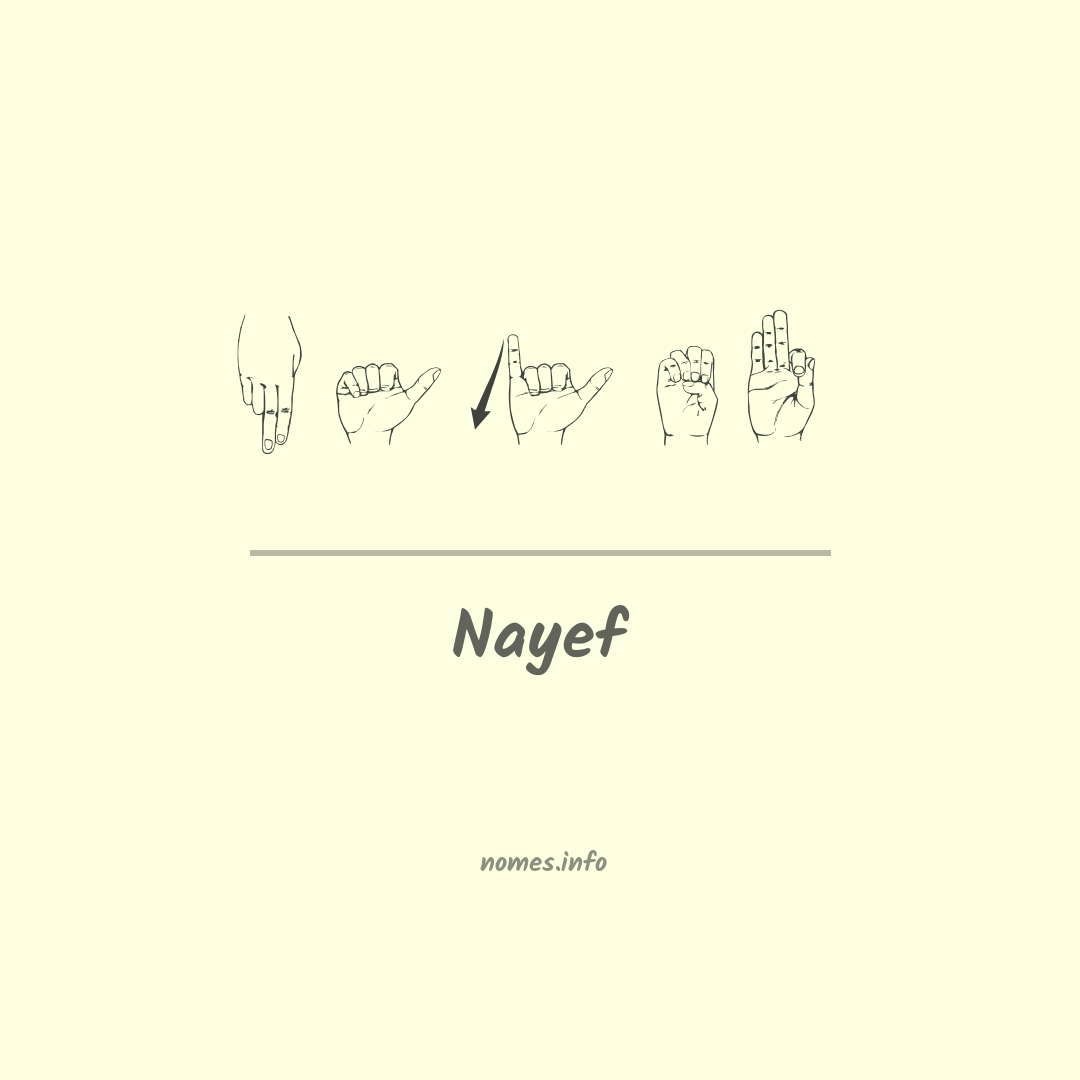 Nayef em Libras