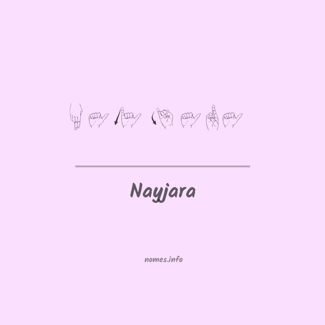 Nayjara em Libras