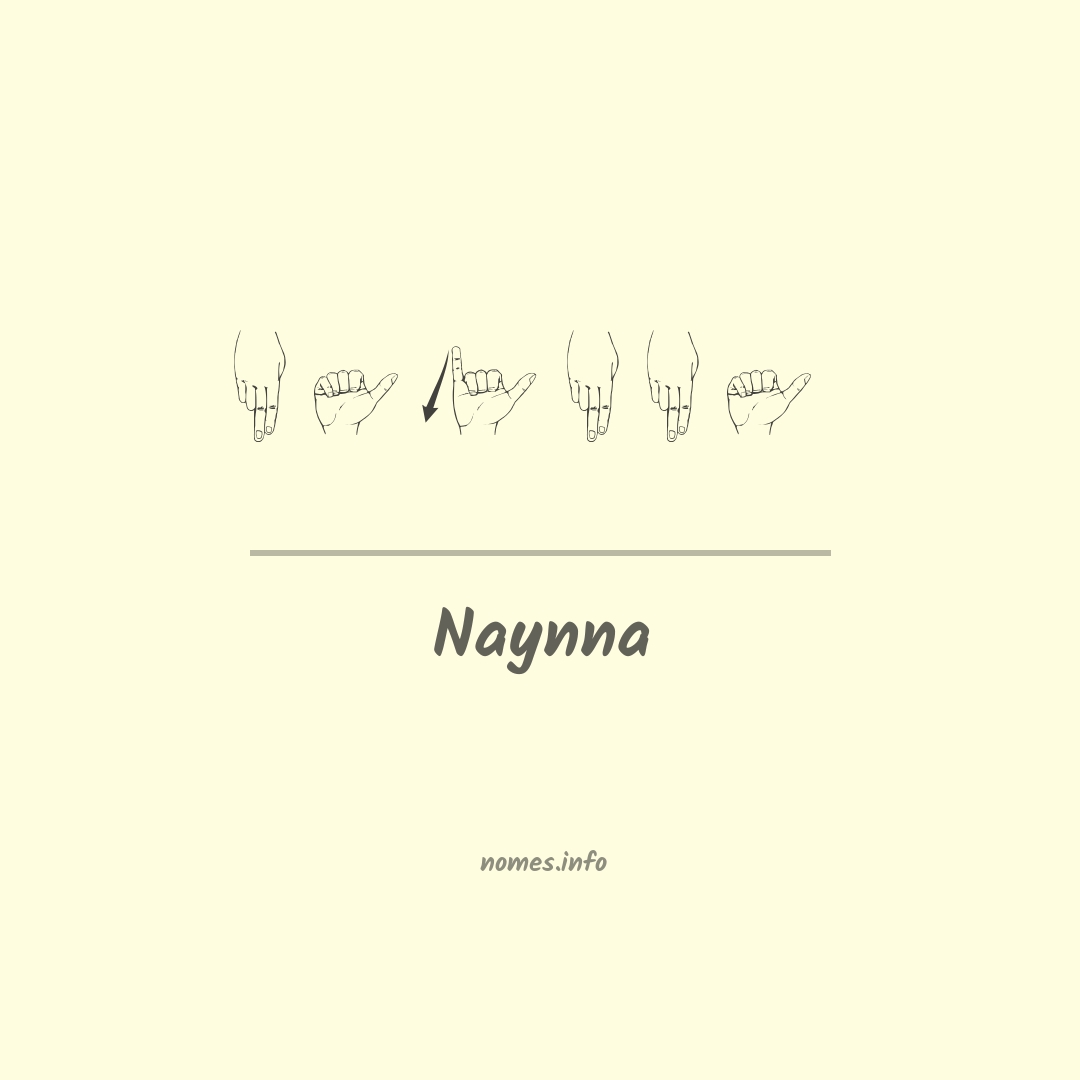 Naynna em Libras