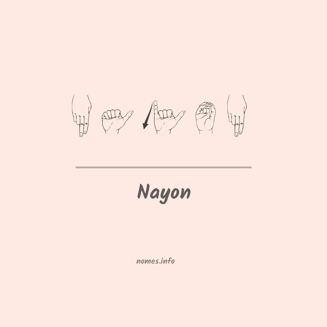 Nayon em Libras