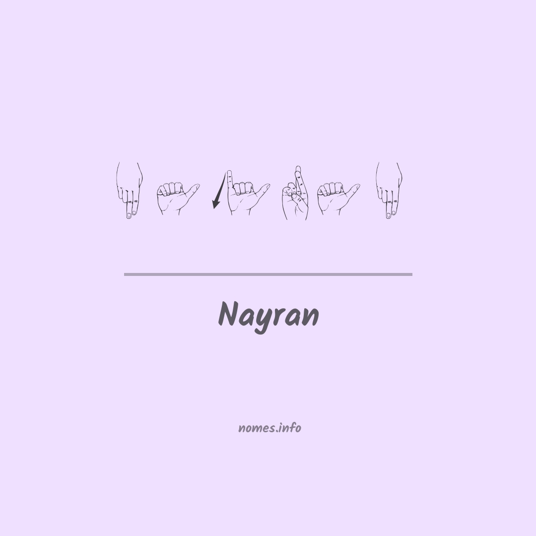 Nayran em Libras Nayran em Libras